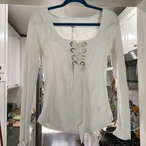 White free people top